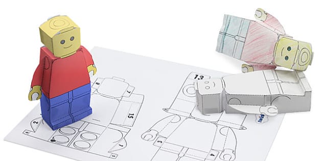 Instructions for building the model of Minecraft (1) the paper craft