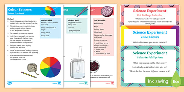 Colour Experiments Pack - Cool Science Experiments for Kids