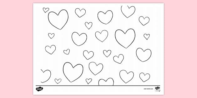 FREE Heart Outline Colouring - T Tp 2661863 Heart Outline Colouring Page Ver 1
