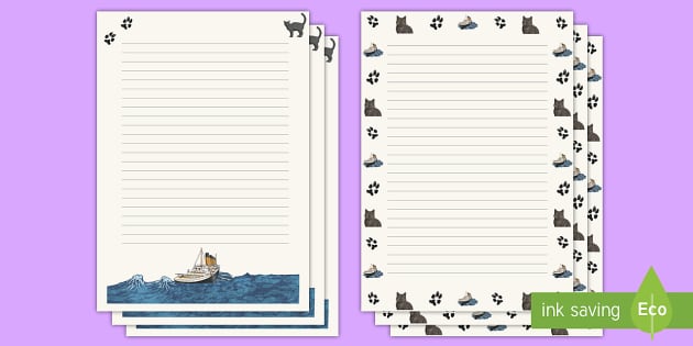 Page Borders To Support The Teaching Of Kaspar Prince Of Cats By