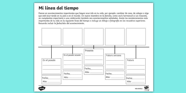 Ficha De Actividad Mi Línea Del Tiempo Teacher Made