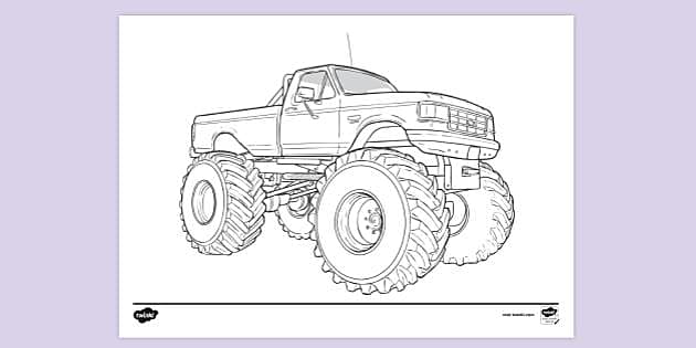 how to draw a lifted truck