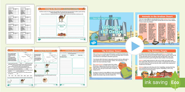 L3 - Living in the Desert Teaching Pack (teacher made)