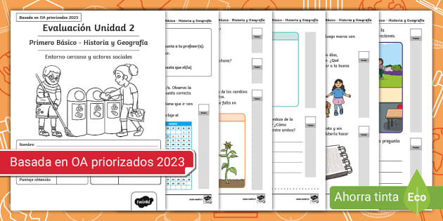 Guías de historia y geografía worksheet