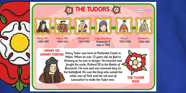 tudor facts for children's homework