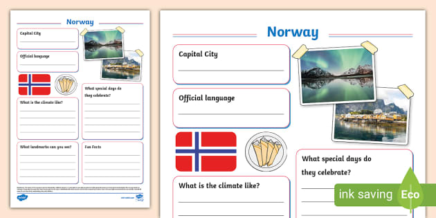 facts about norway for homework