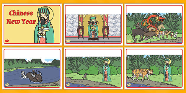 chinese new year story worksheet