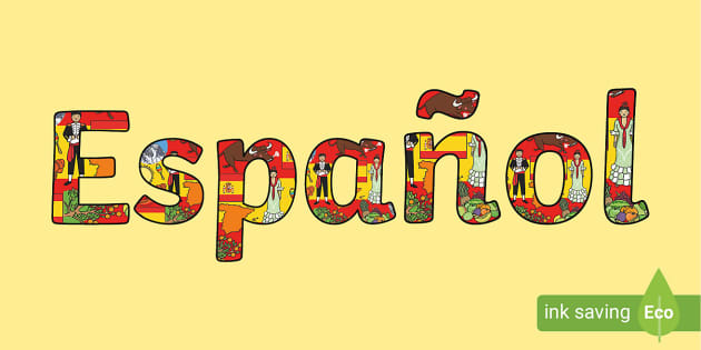 Spanish Title Display Lettering Spanish (teacher made)