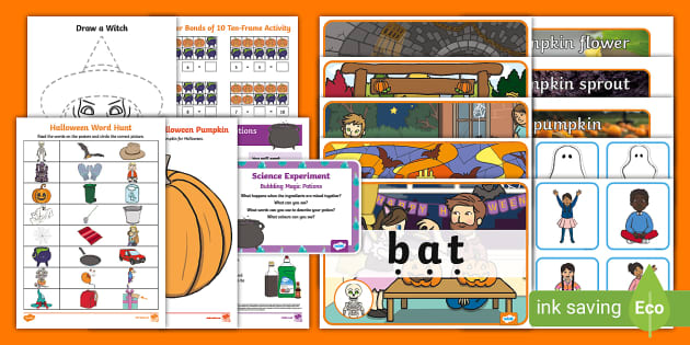 EYFS Halloween Resource Pack (Ages 3-5) (teacher made)