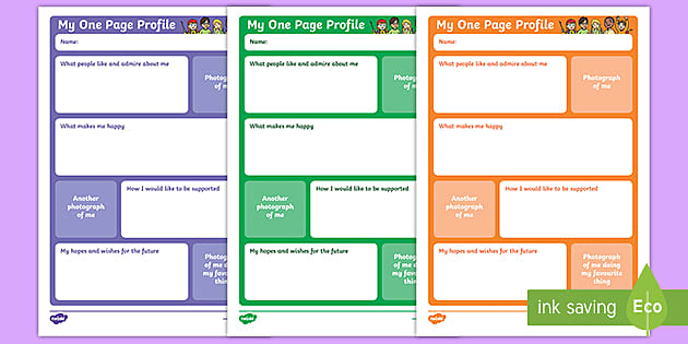 My One Page Profile Various