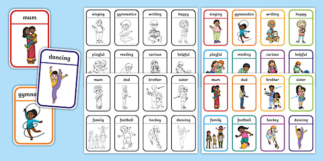 All About Me Keyword Flashcards Profesor Hizo Twinkl