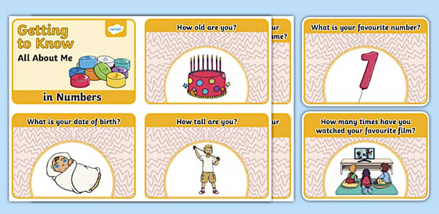 Getting to Know All About Me in Numbers