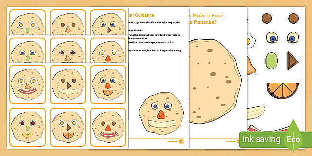 Make a Pancake Face Activity Pack (teacher made) - Twinkl