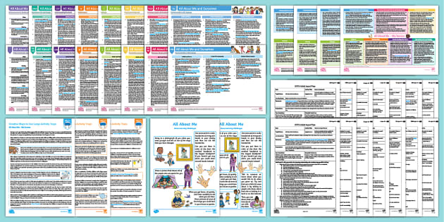 EYFS Ages 0-5 All About Me - My Senses Bumper Planning Pack