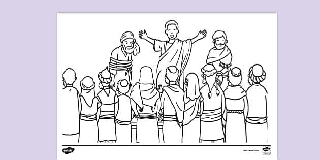 arrest and trial of jesus coloring pages