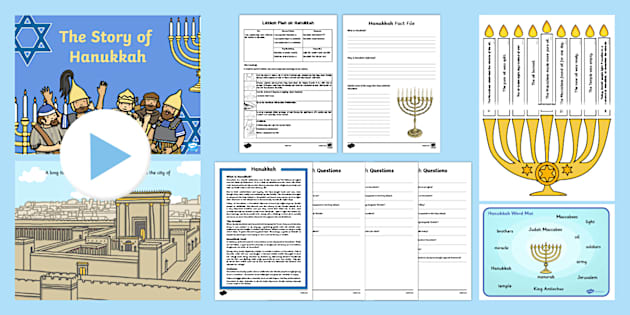 Hanukkah Lesson Teaching Pack Teacher Made Twinkl