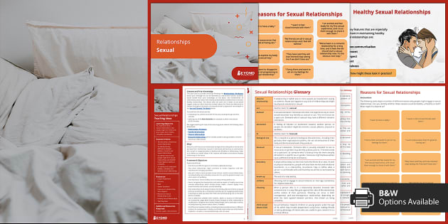 Sexual Relationships Lesson Pack Rse Beyond Secondary 3988