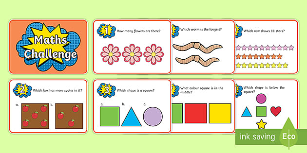 maths problem solving for reception activities