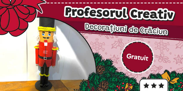 * NEW * Spărgătorul de nuci – Profesorul creativ Decorațiuni de Crăciun