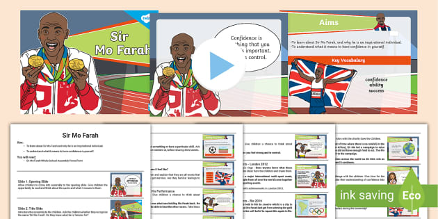 Sir Mo Farah Assembly Pack (teacher made) - Twinkl