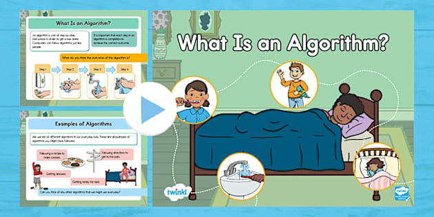 What Is an Algorithm? PowerPoint (professor feito) - Twinkl image.