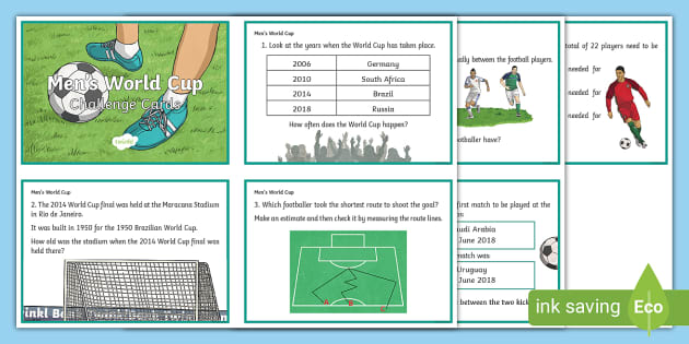 Football World Cup 2018 Worksheets, 123 Kids Fun Apps
