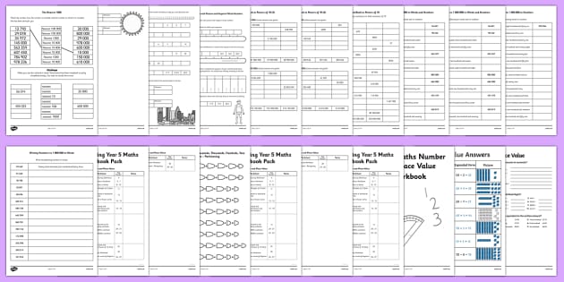 place value worksheets teacher made