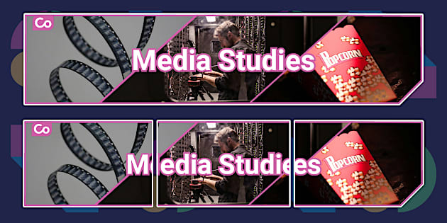 Media Studies Display Banner (l'enseignant a fait) - Twinkl