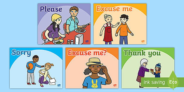 Good Manners Poster | Classroom Management (teacher made)