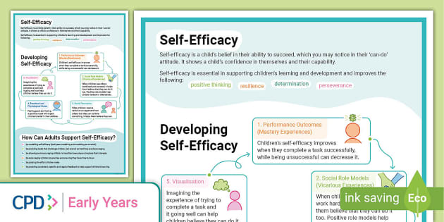 Self-Efficacy | CPD | Early Years | Twinkl - Twinkl