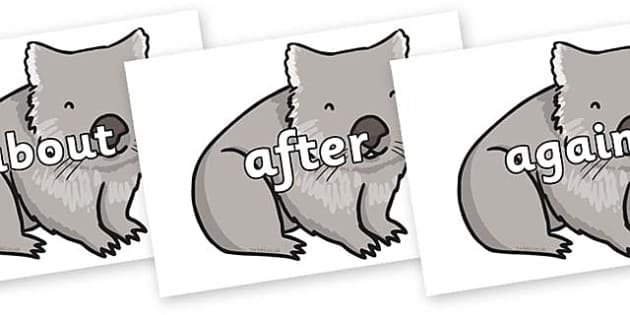 Free Ks1 Keywords On Wombat Teacher Made Twinkl