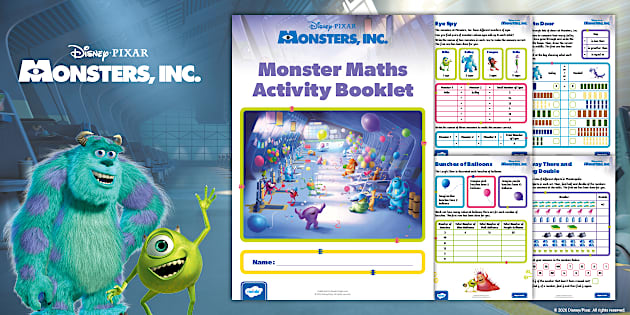Monsters, Inc.: Monster Maths Activity Booklet [Ages 5-7]