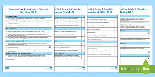 common core writing standards for 2nd grade