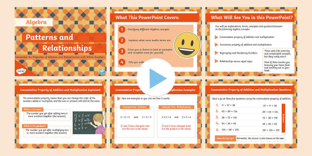 Level 3 Algebra: Patterns and Relationships PowerPoint