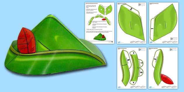 Robin Hood Printable Role Play Hat - Role Play Hats - Twinkl