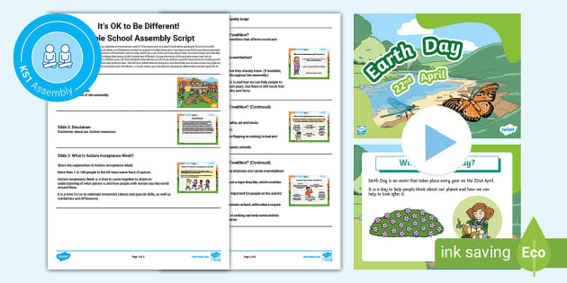 KS1 Earth Day: Invest in Our Planet Assembly Pack - Twinkl