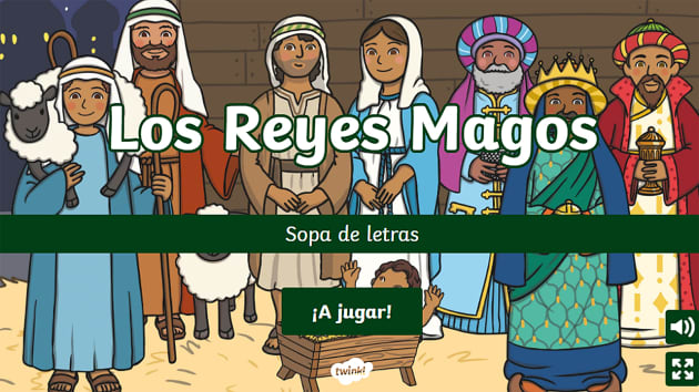 Sopa De Letras De Los Reyes Magos www.twinkl.es