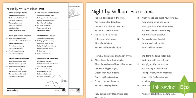 infant joy william blake poem analysis