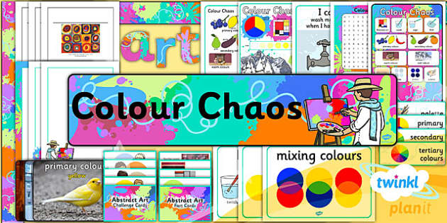 Art: Colour Chaos: KS1 Unit Additional Resources - Twinkl