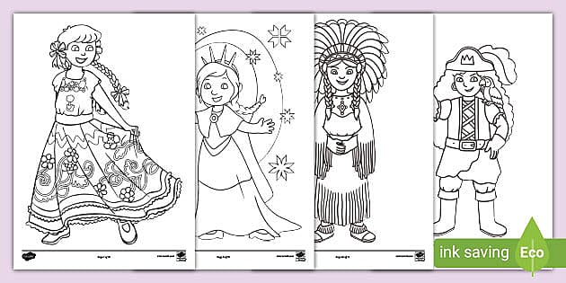 Princess Coloring Pages-23 Printable Pages