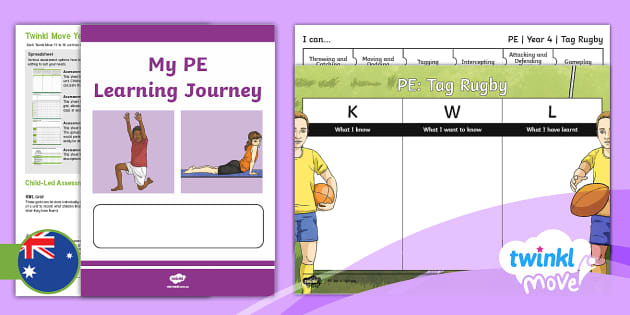 Move PE Year 4 Tag Rugby Assessment Pack (teacher made)