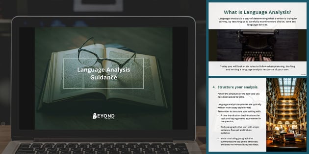 Language Analysis Guidance PowerPoint - Twinkl