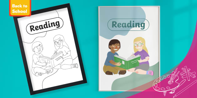 Reading Subject Classroom Sign Poster | Twinkl Art Gallery