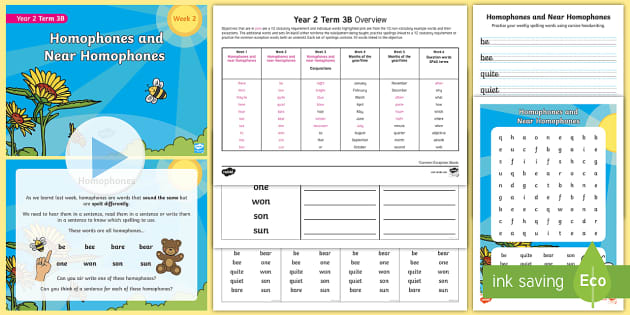 Year 2 Term 3B Week 2 Spelling Pack (teacher Made) - Twinkl