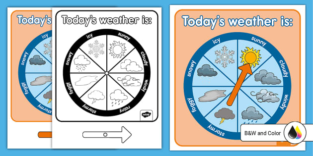 Weather Wheel Hecho Por Educadores Twinkl