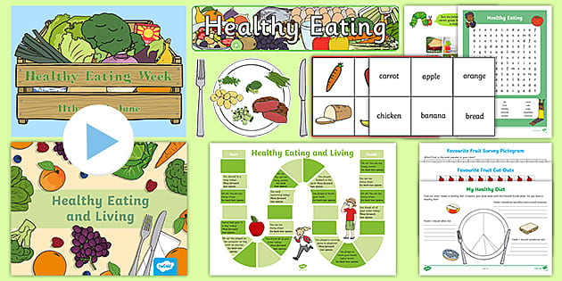 Healthy Eating Week Activities Pack (teacher Made) - Twinkl