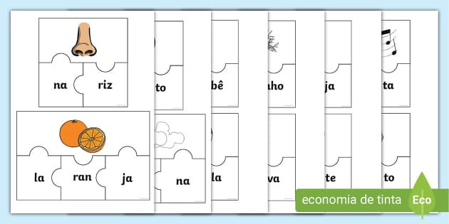 Jogo Educativo Leitura Divertida 2 Sílabas