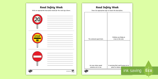 SCHOOLSIGNS4U - Road Safety Awareness Sign - Design Two