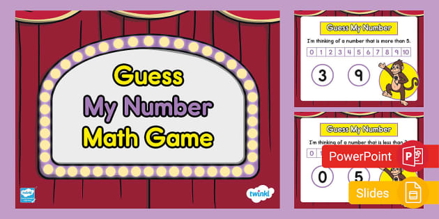 Guess My Number Game PowerPoint | Twinkl USA - Twinkl