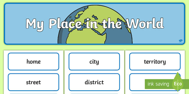 My Place in the World Display Pack - Year 3 Geography